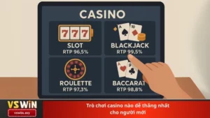 Trò chơi casino nào dễ thắng nhất cho người mới