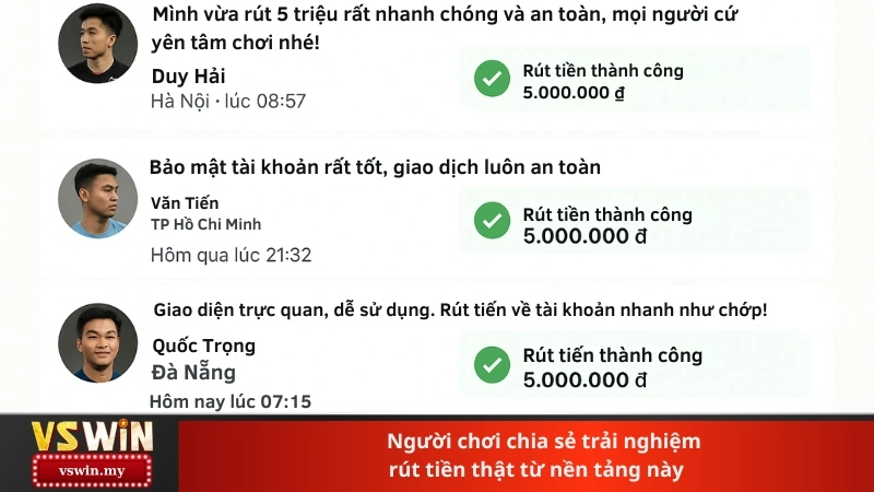 Người chơi chia sẻ trải nghiệm rút tiền thật từ nền tảng này