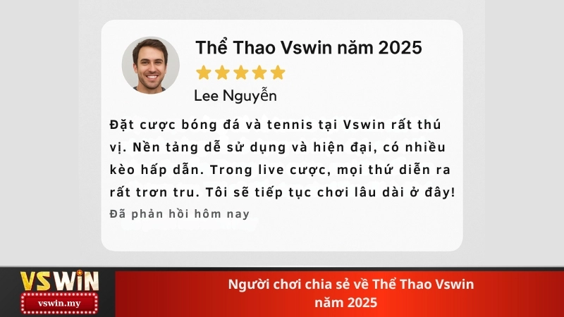 Người chơi chia sẻ về Thể Thao Vswin năm 2025